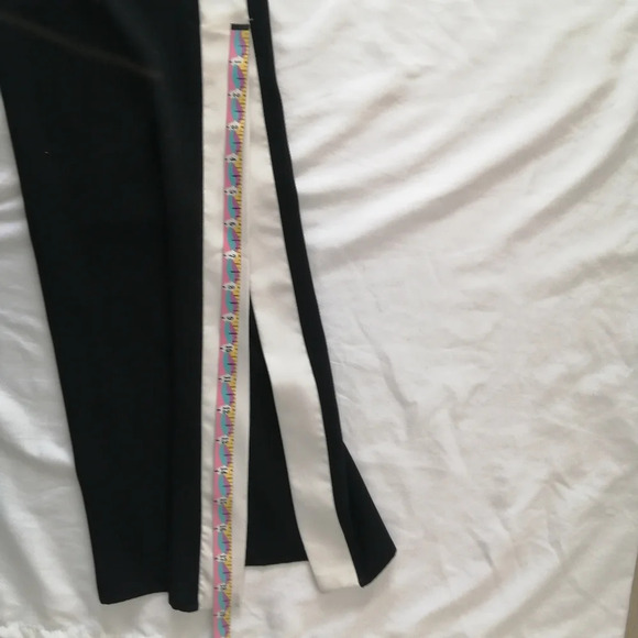 Amanda Uprichard Track Jumpsuit with Contrast Piping and Side Slits Small - Picture 15 of 16